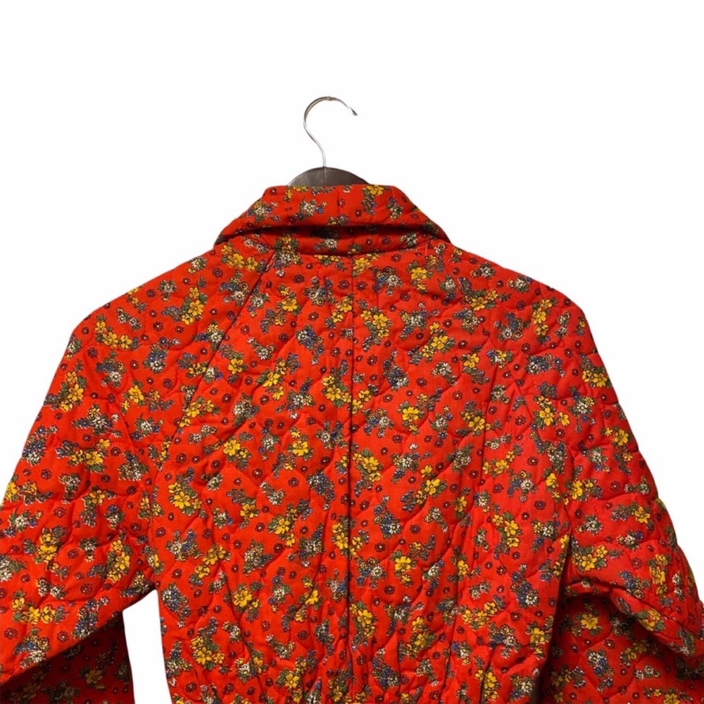 Vintage Snug Suit Snug Sack By Heritage Quilts 70s Hippie PJ Rare Dead Stock Red - Picture 10 of 16